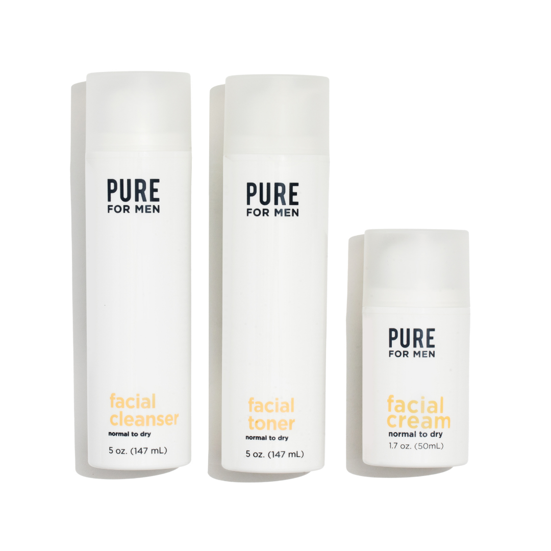 Pure For Men Face Care Kit: Normal to Dry