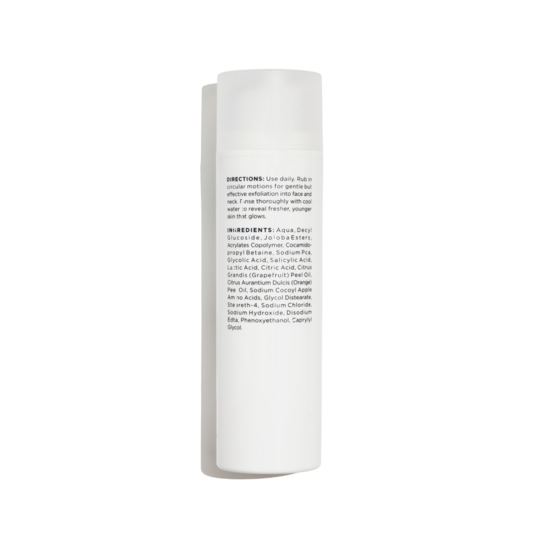 Pure For Men Facial Cleanser Product Label